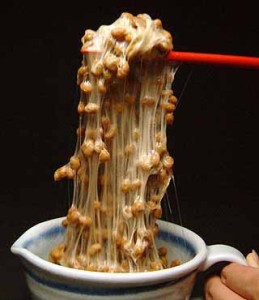 Natto (fermented soybean), the richest source of Vitamin k2